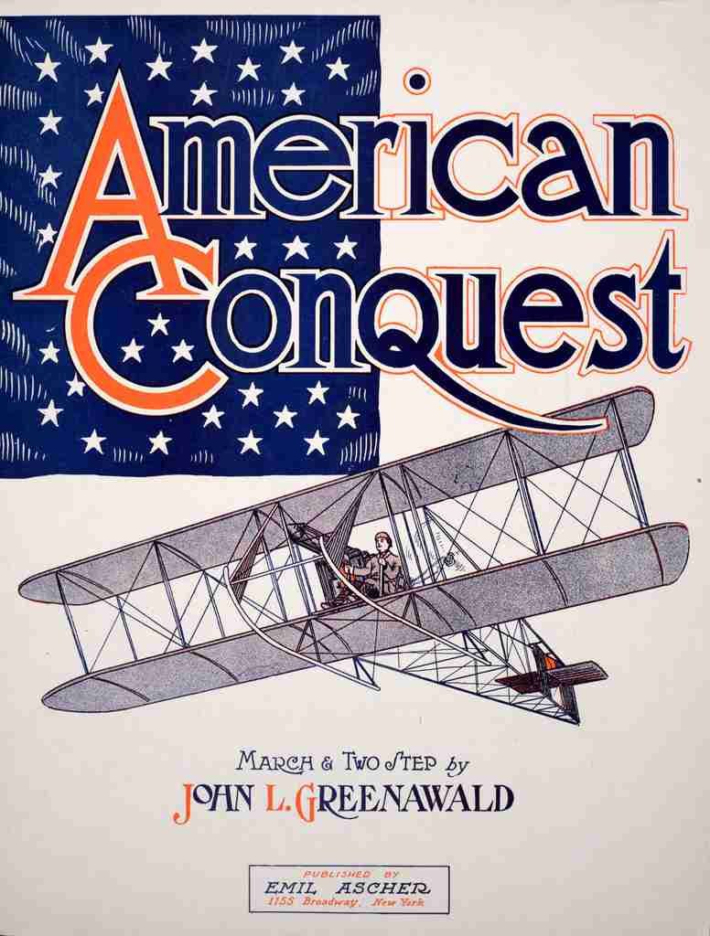 Sheet Music cover for American Conquest 1911 A4 Photo Print