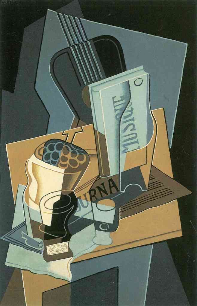 Sheet Of Music Juan Gris Abstract Art A4 Photo Print