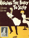 Sheet music cover for Ragging the Baby to Sleep 1912 A4 Photo Print