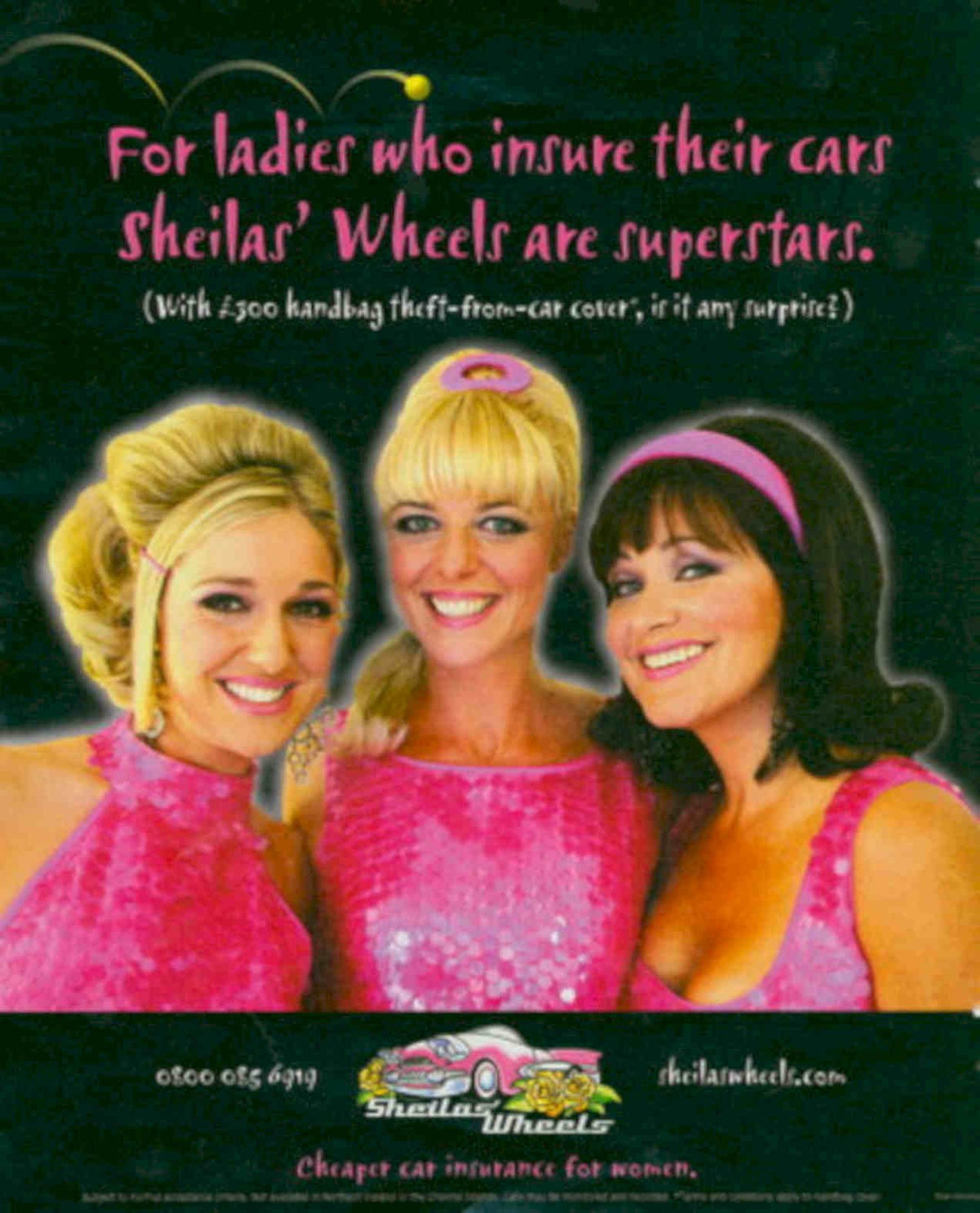 Sheilas Wheels Ladies Vintage Retro Advert Poster A4 Photo Print