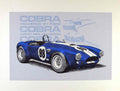 Shelby Cobra 98 Vintage Retro Advert Poster A4 Photo Print