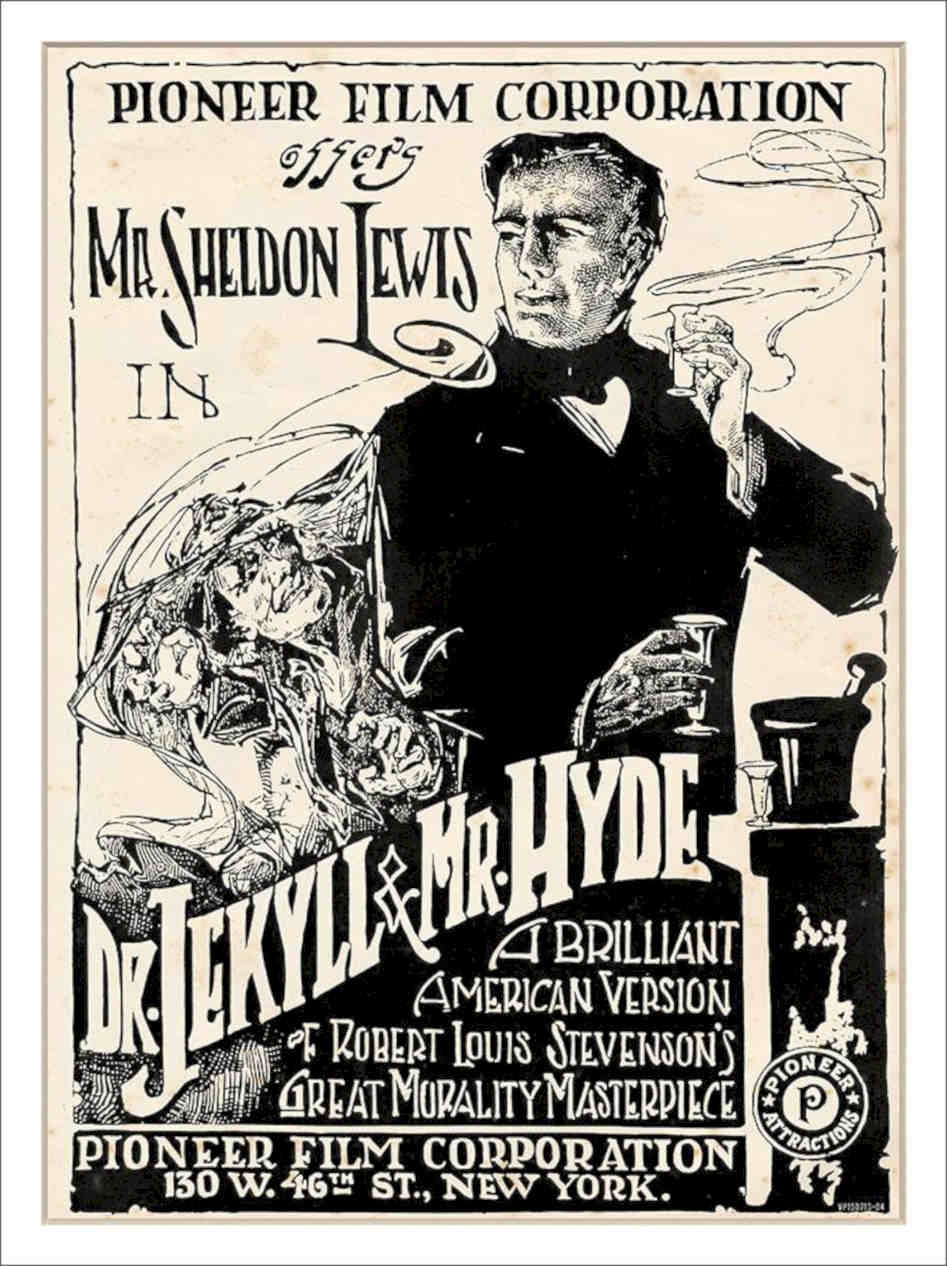 Sheldon Lewis In Dr Jekyll And Mr Hyde Vintage Retro Advert Poster A4 Photo Pri
