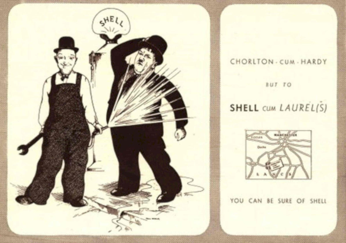 Shell Chaplin Cumlaurels 1930s Vintage Retro Advert Poster