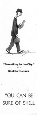 Shell City Sure 1930s Vintage Retro Advert Poster