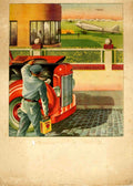 Shell Oil Truck Vintage Retro Advert Poster A4 Photo Print