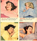 Shell Pink Aquamarine 1950s Vintage Retro Advert Poster