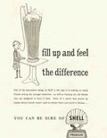 Shell Premium Milkshake Vintage Retro Advert Poster A4 Photo Print