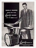 Shelly Manne Drums Jazz Vintage Retro Advert Poster A4 Photo Print
