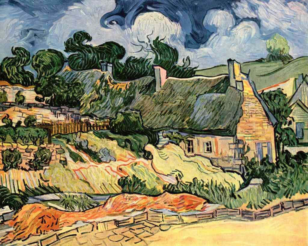 Shelters In Cordeville Van Gogh A4 Photo Print