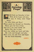 Shepard Morgan van Roorbach 1912 A Saturday prayer A4 Photo Print
