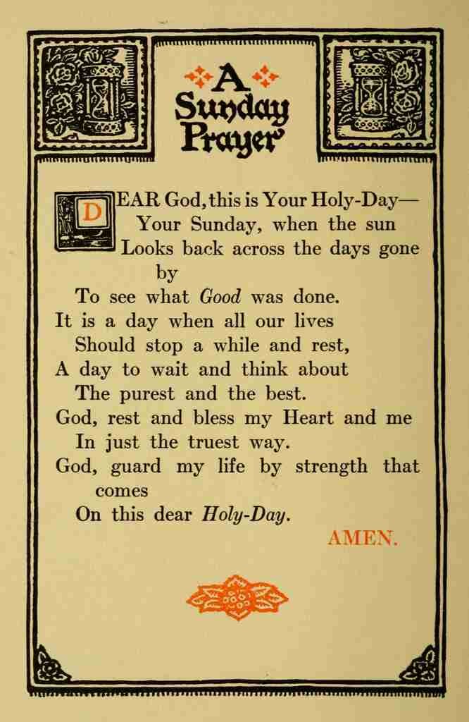 Shepard Morgan van Roorbach 1912 A Sunday prayer A4 Photo Print