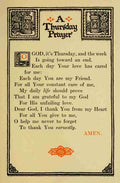 Shepard Morgan van Roorbach 1912 A Thursday prayer A4 Photo Print