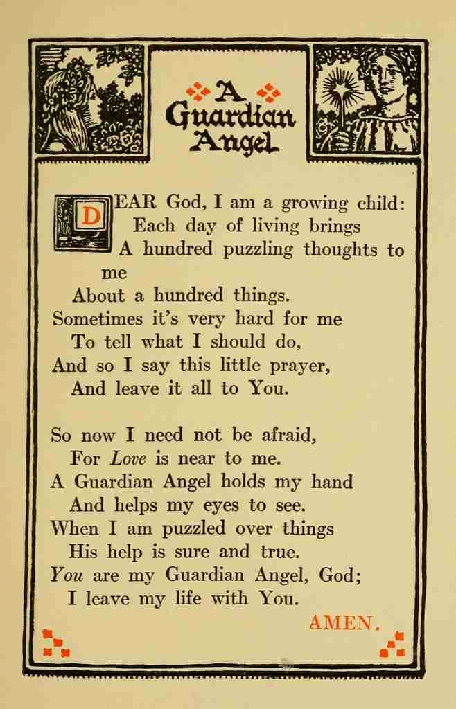 Shepard Morgan van Roorbach 1912 A guardian angel A4 Photo Print