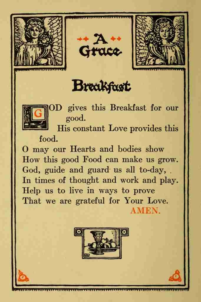 Shepard Morgan van Roorbach 1912 Breakfast A4 Photo Print