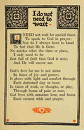 Shepard Morgan van Roorbach 1912 I do not need to wait A4 Photo Print