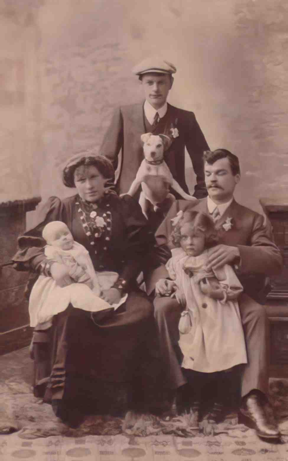 Shepherd Family Vintage A4 Photo Print