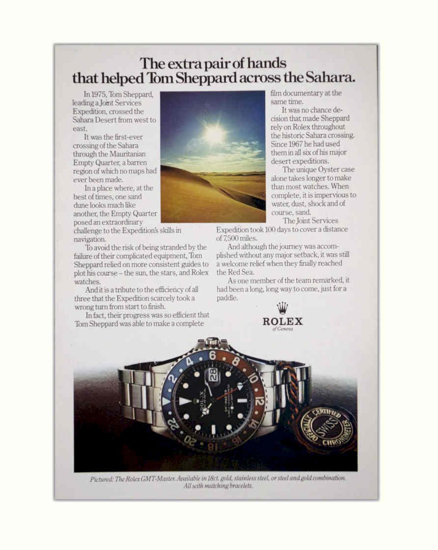 Sheppard Sahara Watch Vintage Retro Advert Poster A4 Photo Print