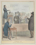 Sheriff Auction Court GB Cartoon Vintage Retro Advert Poster