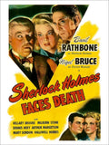 Sherlock Holmes Faces Death Movie Poster Vintage Retro Advert Poster A4 Photo P
