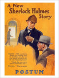 Sherlock Holmes Postum Advert 1900s Vintage Retro Advert Poster A4 Photo Print