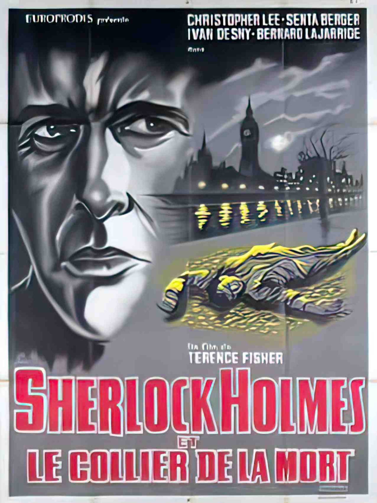 Sherlock Holmes collier Advert A4 Photo Print