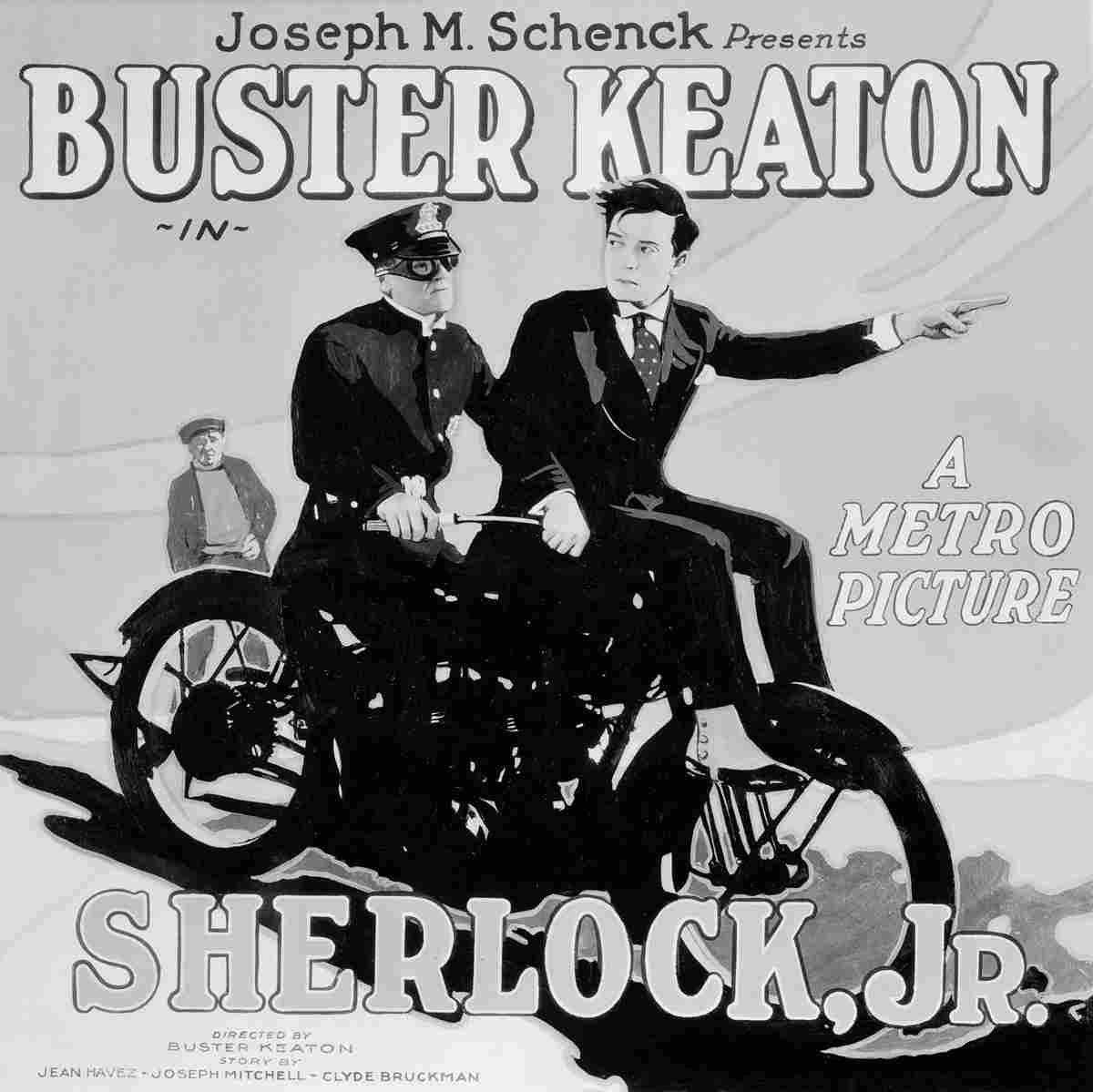 Sherlock Jr 05  film star poster A4 Photo Print