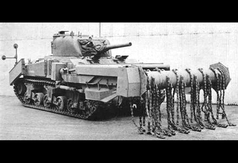 Sherman Crab Mine Flail Tank United Kingdom A4 Photo Print