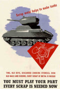 Sherman Tank Poster Vintage Retro Advert Poster A4 Photo Print