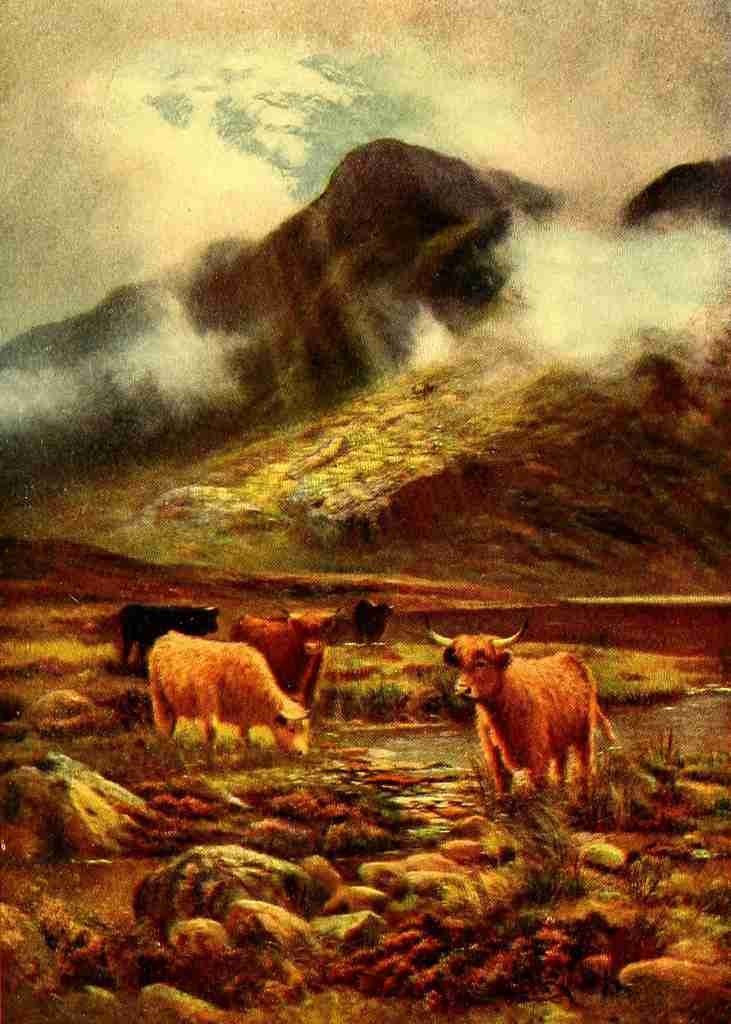Sherrin Daniel 1868 1940 British Highways & Byways from a Motor car 1908 In the Scottish Highlands A4 Photo Print