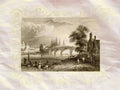 Shertsey Bridge Thames Great Britain 1834 Vintage A4 Photo Print