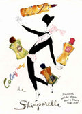 Shiaparelli Colognes Stuff 1940s Vintage Retro Advert Poster