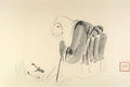 Shibata Zeshin a mouse as a monk Art A4 Photo Print