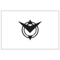 Shinnanyou City Flag N2682 A4 Photo Print