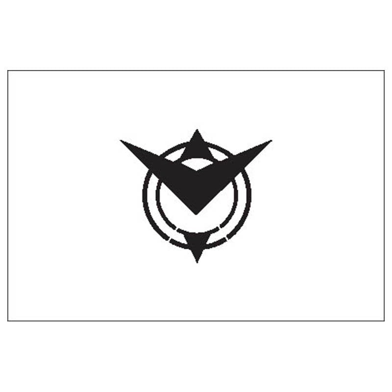 Shinnanyou City Flag N2682 A4 Photo Print