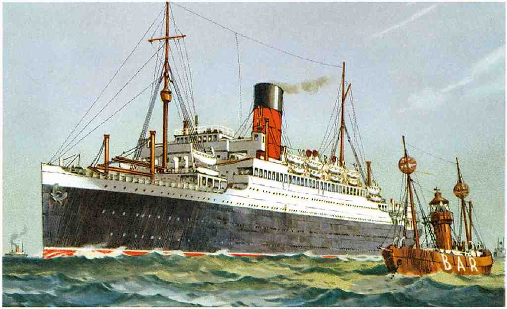  Ship 002 Vintage A4 Photo Print