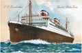  Ship 003 Vintage A4 Photo Print