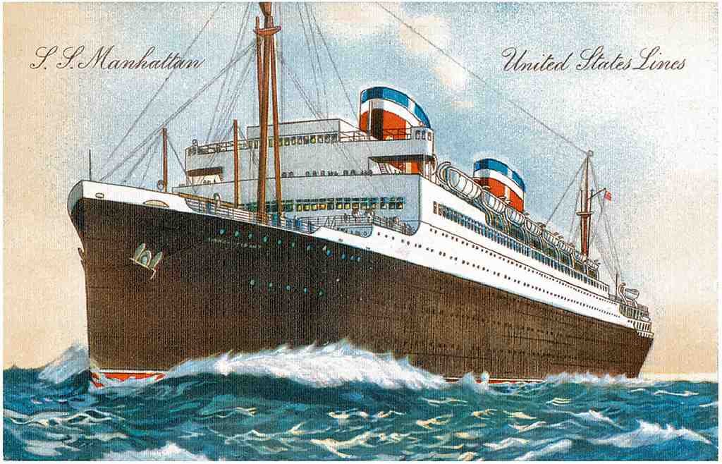  Ship 003 Vintage A4 Photo Print