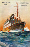  Ship 005 Vintage A4 Photo Print