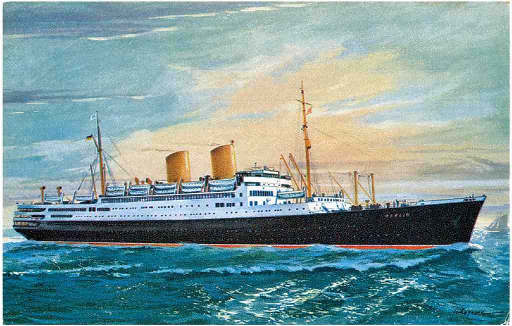  Ship 008 Vintage A4 Photo Print
