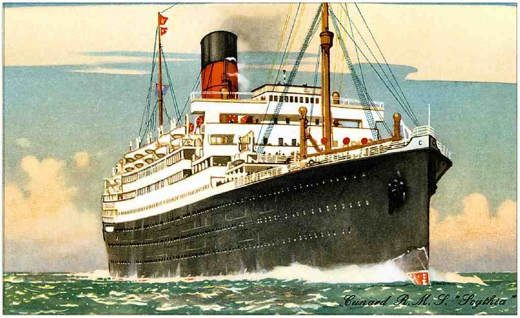  Ship 009 Vintage A4 Photo Print