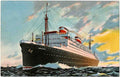  Ship 011 Vintage A4 Photo Print