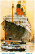  Ship 012 Vintage A4 Photo Print