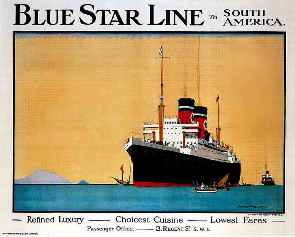  Ship 013 Vintage A4 Photo Print