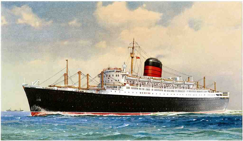  Ship 019 Vintage A4 Photo Print