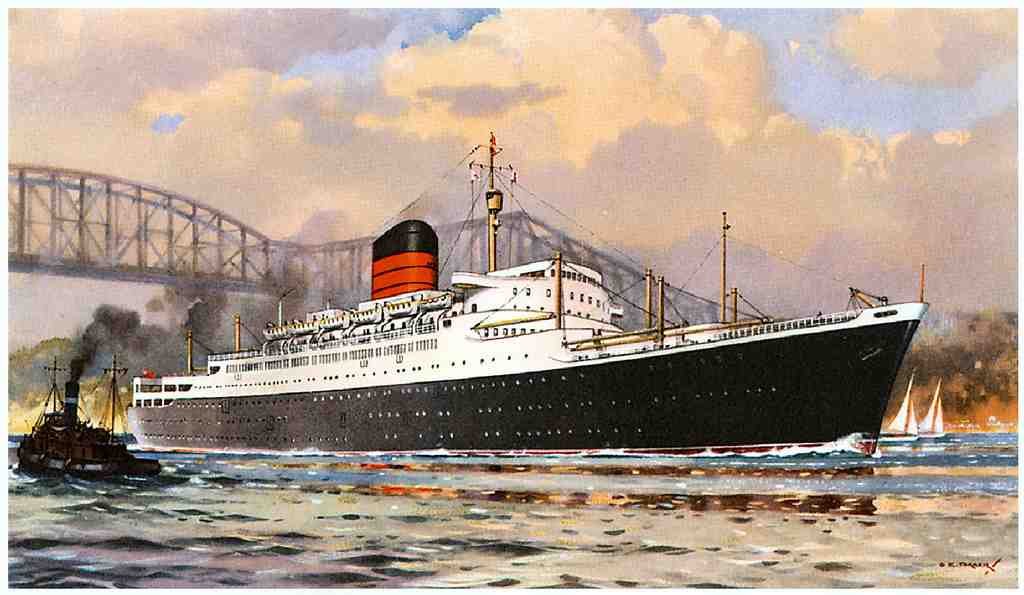 Ship 021 Vintage A4 Photo Print