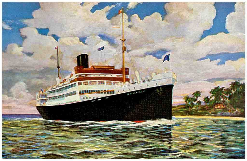  Ship 027 Vintage A4 Photo Print