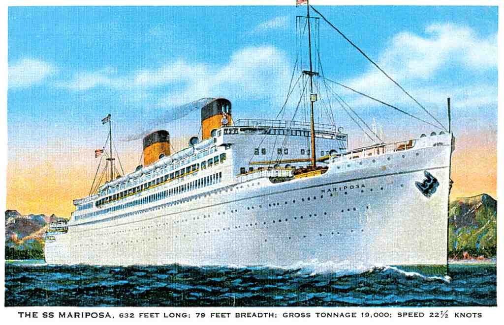  Ship 031 Vintage A4 Photo Print