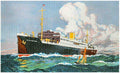 Ship 033 Vintage A4 Photo Print