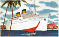  Ship 035 Vintage A4 Photo Print
