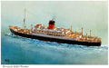  Ship 038 Vintage A4 Photo Print
